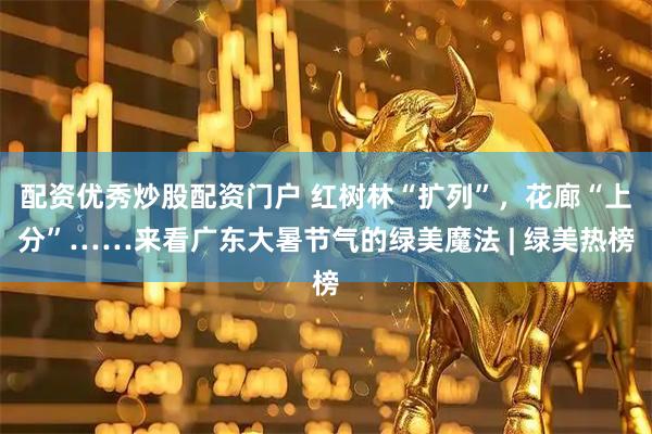 配资优秀炒股配资门户 红树林“扩列”，花廊“上分”……来看广东大暑节气的绿美魔法 | 绿美热榜